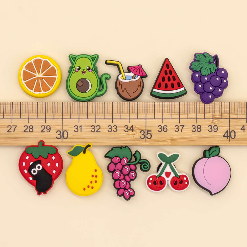1/30 шт., подвески для обуви в виде фруктов
