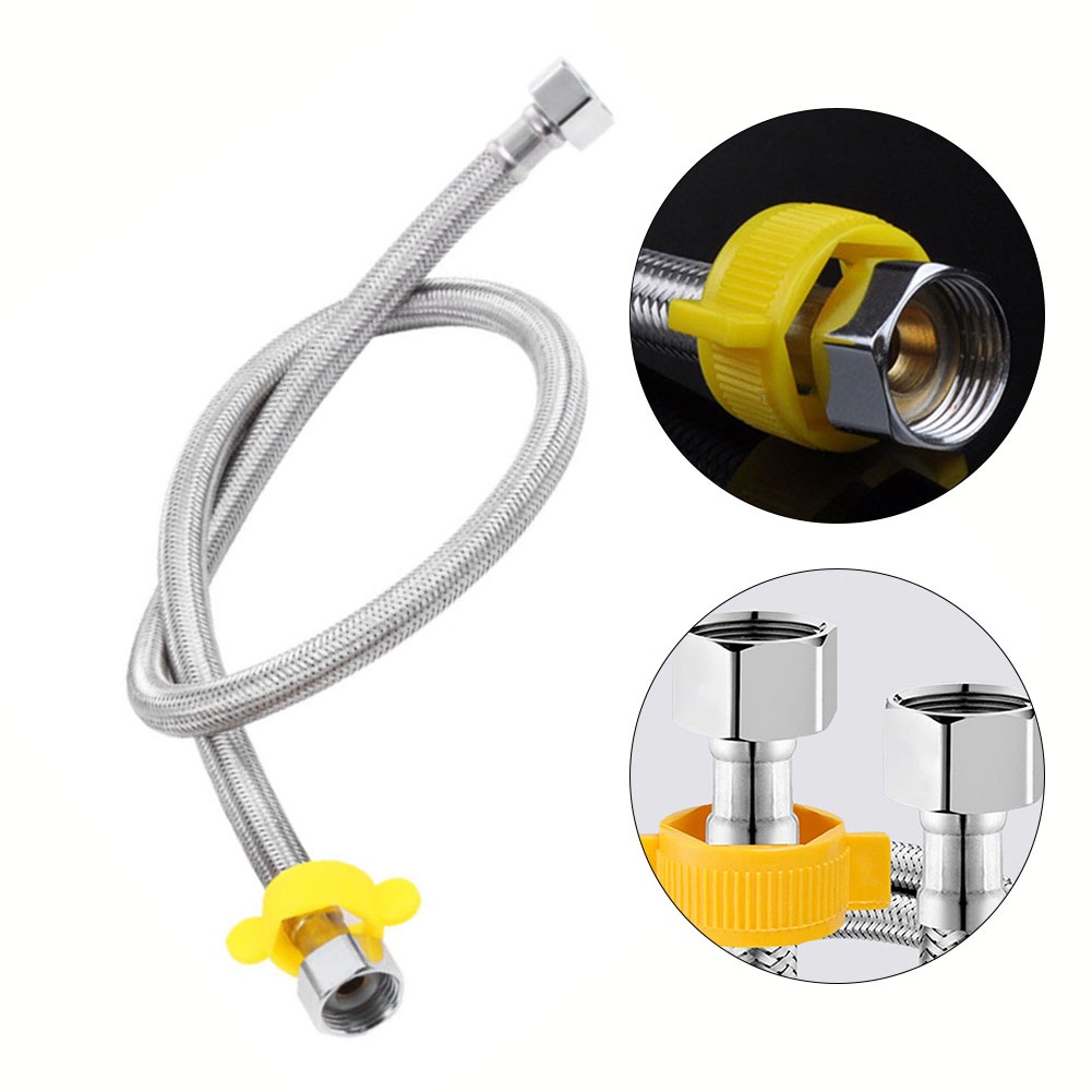 30/50cm 1/2 Inch Plumbing Explosion-Proof Flexible Braided Hose Faucet Water Pipe For Kitchen Bathroom Plumbing