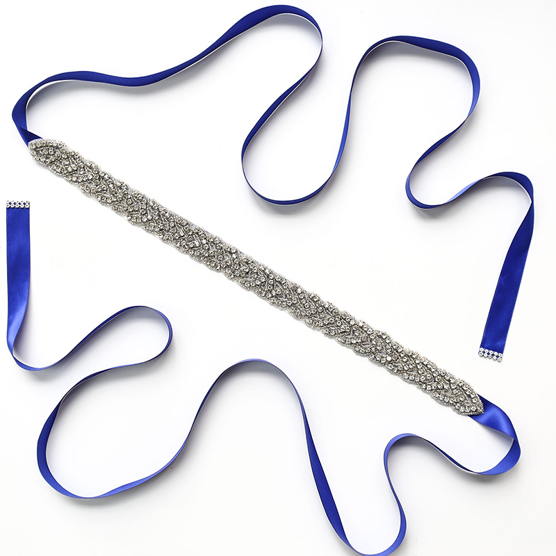 Luxe Dames Riem Kristallen Riem Trouwjurk Accessoires Strass Bruid Riem, Bruiloft Feest Prom Jurk Applique Benodigdheden