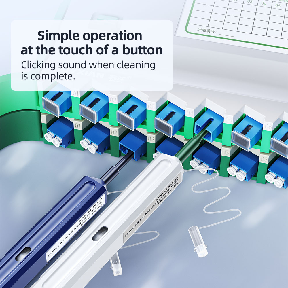 SAIVXIAN FTTH 光ファイバークリーニングペンツール 2.5 ミリメートル LC MU 1.25 ミリメートル SC FC ST LC コネクタ光スマートクリーナー