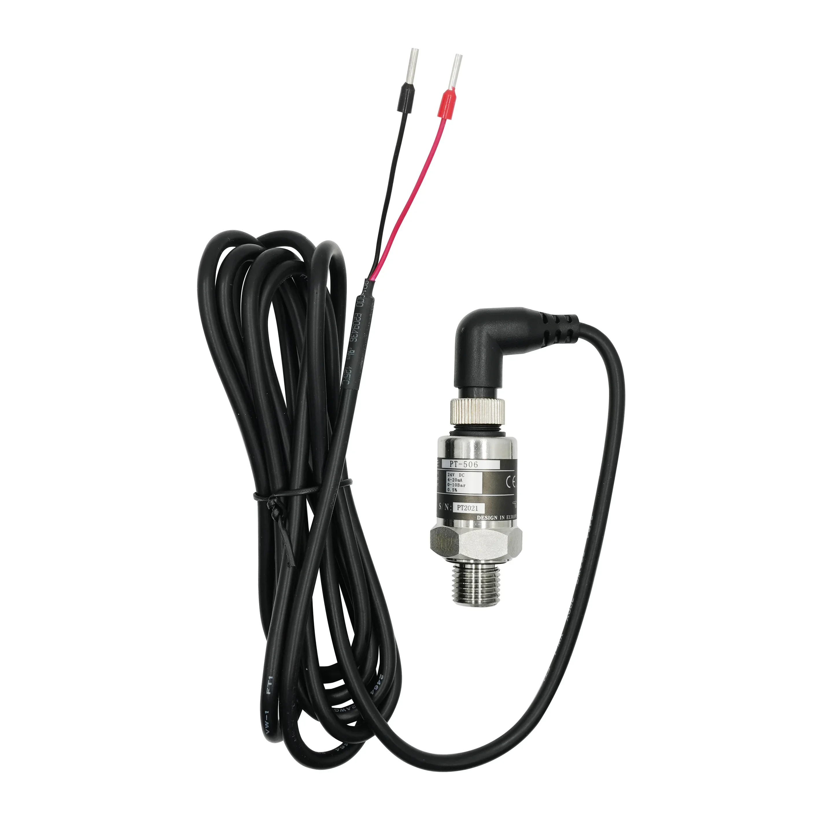 Pressure Transducer Cable Pressure Transmitter Water Gas Hydraulic Sensor 0-1Mpa 0-1.6Mpa 0-2.5Mpa 4-20mA DC24V G1/4 IP68