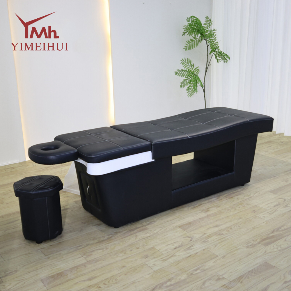 Japanisches Kopf-Spa-Bett, Salonausrüstung, Schönheitsmöbel, Haarwaschbecken, Wasserzirkulation, Massage, Shampoo-Bett