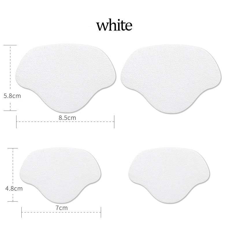 Parche de reparación de zapatillas de deporte, parche autoadhesivo para el talón, 4 piezas, adecuado para la mayoría de los tipos de zapatos