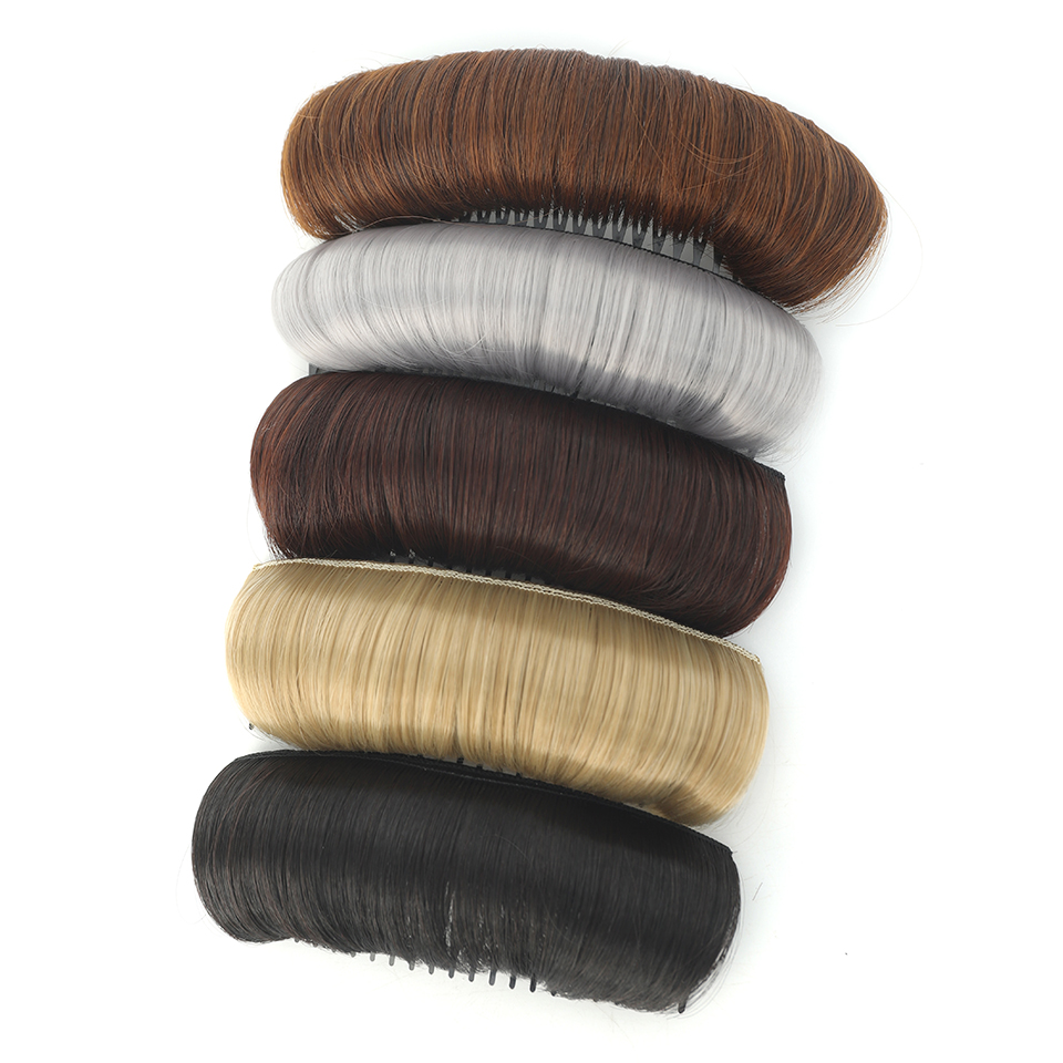 LUPU Fluffy Princess จัดแต่งทรงผมเพิ่มผม Pad ที่มองไม่เห็น Fluffy Volume Lift ผมคลิปผม Bun สําหรับผู้หญิงอุปกรณ์เสริมผม