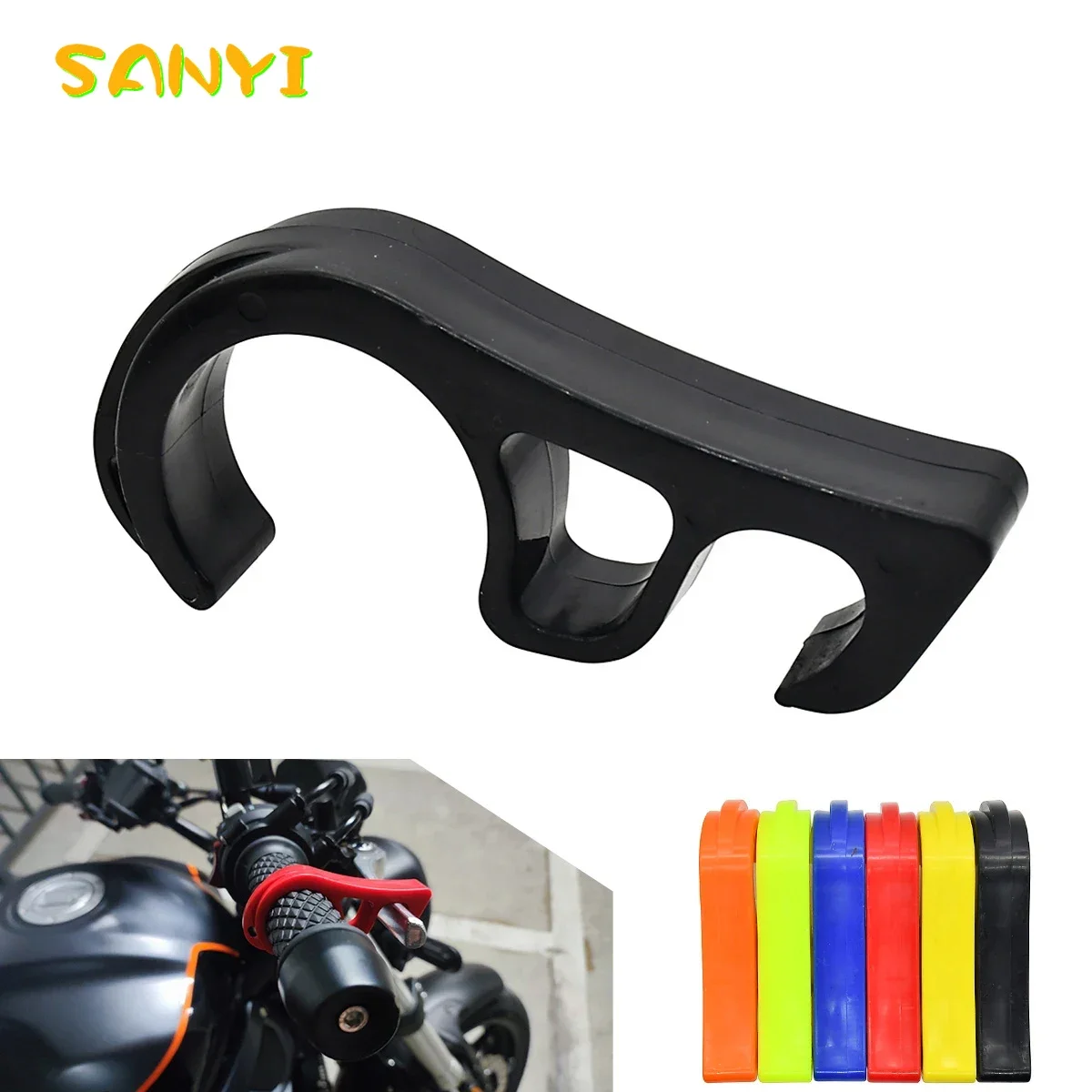 Motocicleta Universal Brake Hook, Bicicleta Ramp Estacionamento Lock, Trava de segurança para Honda KTM, Yamaha, Kasawaki, Husqvarna, Suzuki