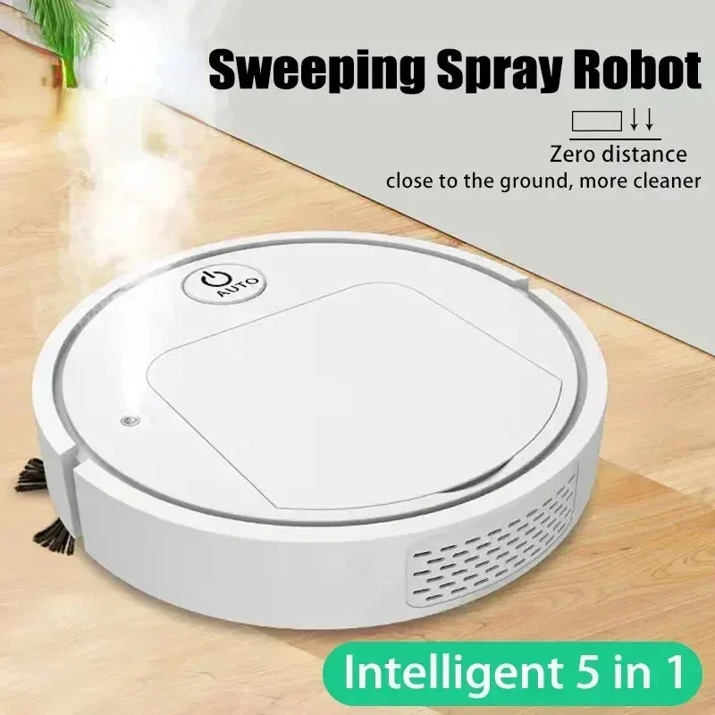 Neuer 5-in-1-Kehrroboter zum Wischen und Staubsaugen, starke saubere Luftreinigung, intelligente Roboter-Haushaltsgeräte
