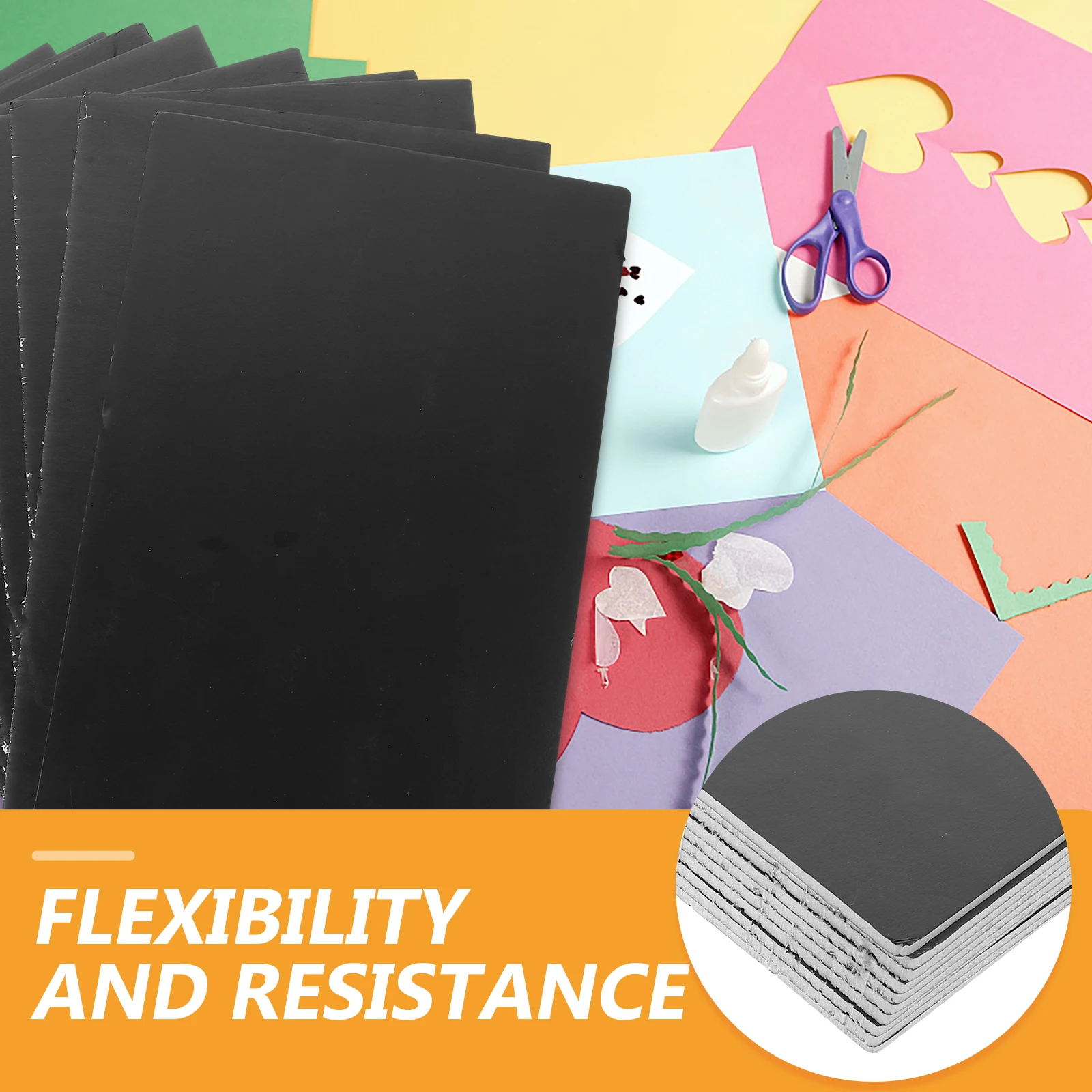  10pcs Small Poster Board  Black  Foam Board 30x20cm Foam Board Core Baking  Foam Crafts Sheet  Sheets Craft Art