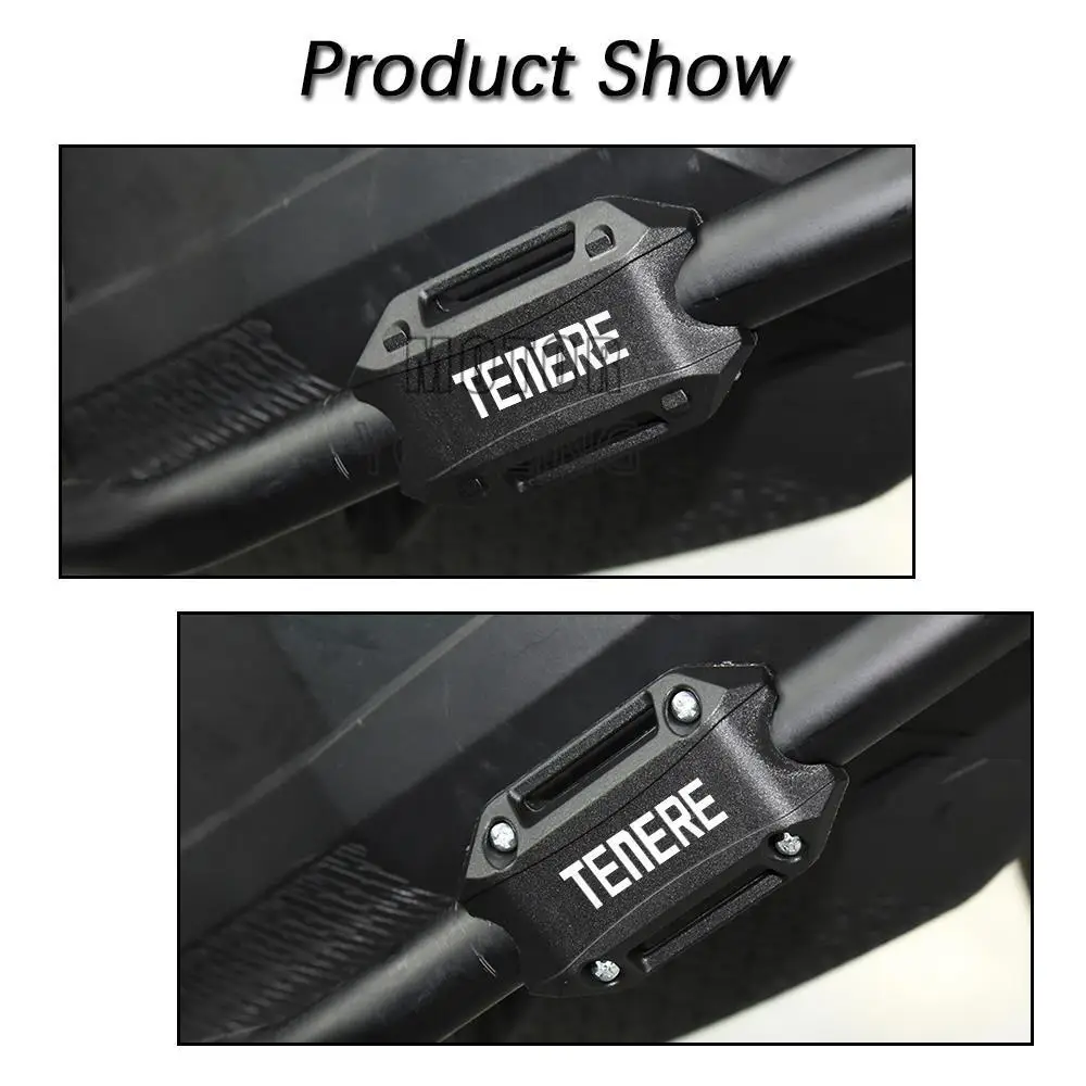 2023 Tenere700 Motorcycle Bumper Engine Guard 25MM Protection Block Crash bar For Yamaha Tenere 700 T7 Rally World Raid 21 2022