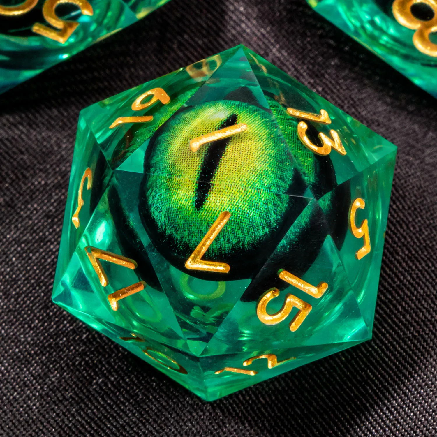 DND Liquid Core D&D dobbelstenen set, scherpe rand hars kerker en Dragon dobbelstenen, rollenspel RPG D en D dobbelstenen D20 D12 D10 D8 D6 D4
