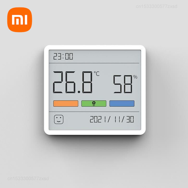 Xiaomi Duka Atuman Digital LCD Indoor Convenient Temperature Sensor Humidity Meter Clock Electronic Thermometer Hygrometer Gauge