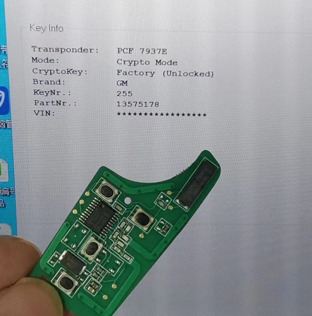 Jingxin キー PCB シボレーカマロクルーズエクイノックスマリブ FCC OHT 01060512   ID46 7937E/7941CHIP 315/433MHZ キーレス車のキー PCB なし