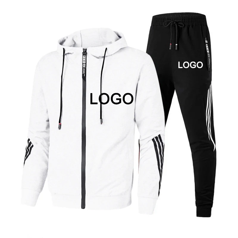 Sudaderas con capucha y pantalones con estampado personalizado para hombre, conjunto de 2 piezas, sudaderas deportivas para gimnasio a la moda, trajes deportivos para ejercicio al aire libre