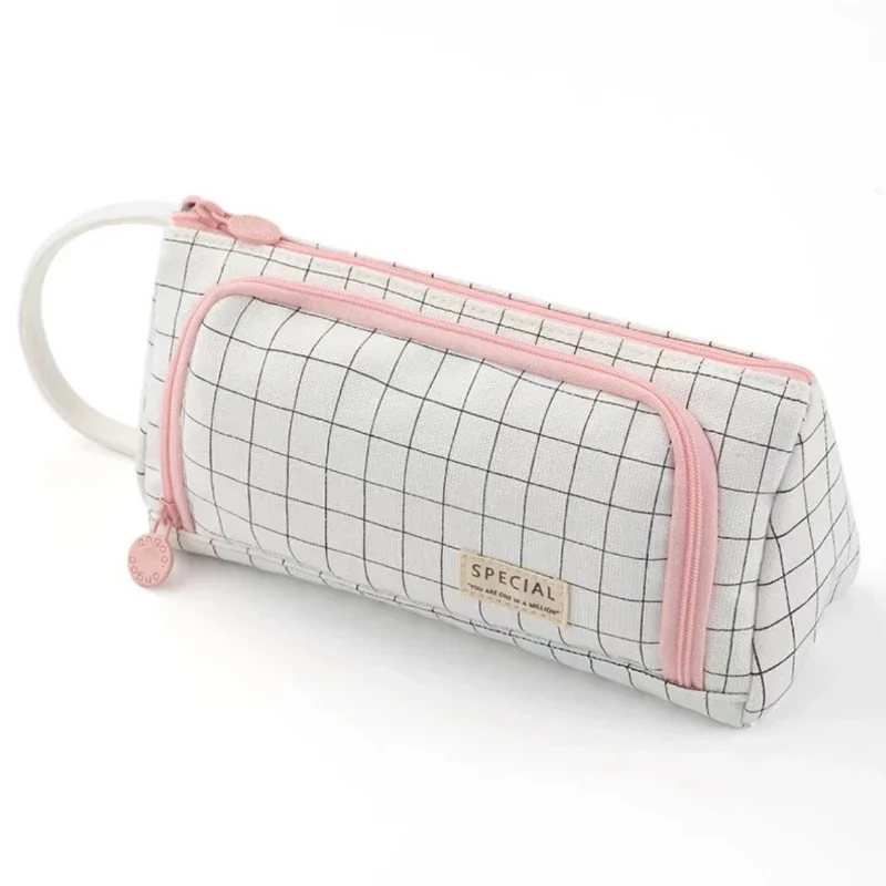 Kawaii Cute Pencil Cases Bags Stationary School Supplies Multi Layer Large Capacity Pencil Case Pen Storage Supplies Pen Box
