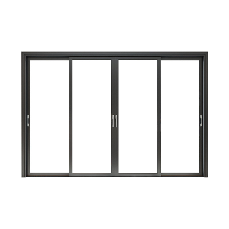 โรงงานราคาลิฟท์ประตูบานเลื่อน Heavy Duty Big Vision Patio ประตูความร้อน Break อลูมิเนียมที่กําหนดเอง Double Glass เลื่อนประตู