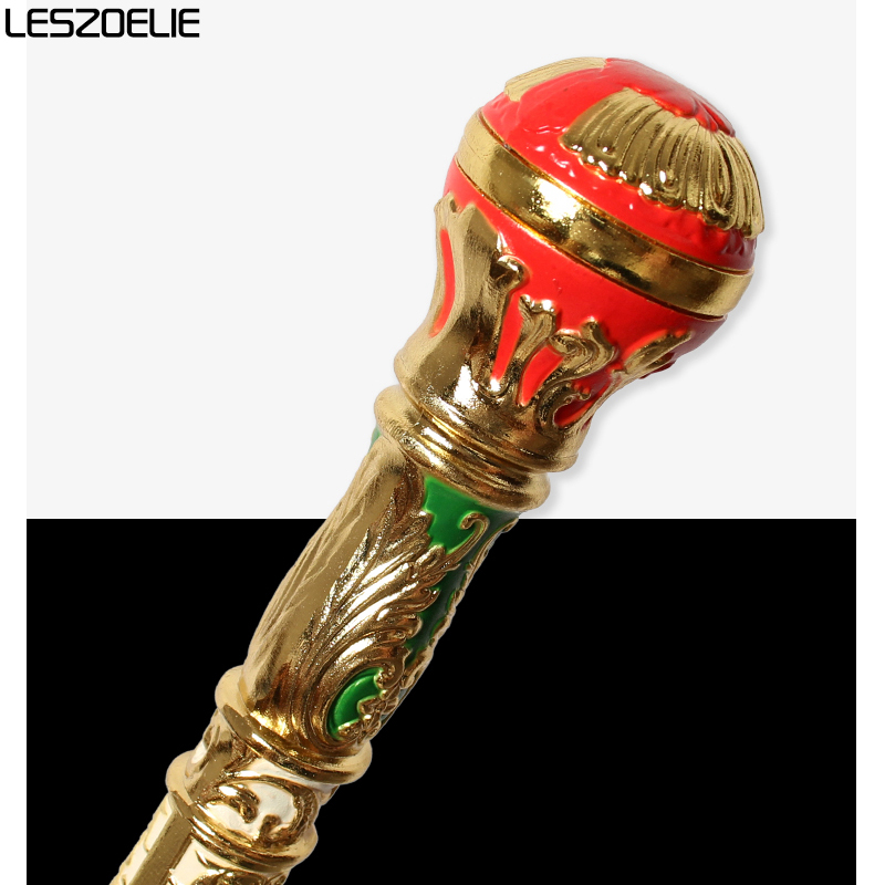 ไม้เท้าคริสมาสต์หรูหรา96ซม. สำหรับผู้ชายทันสมัยไม้เท้าเดินหรูหราไม้เท้าสำหรับปาร์ตี้คริสมาสต์