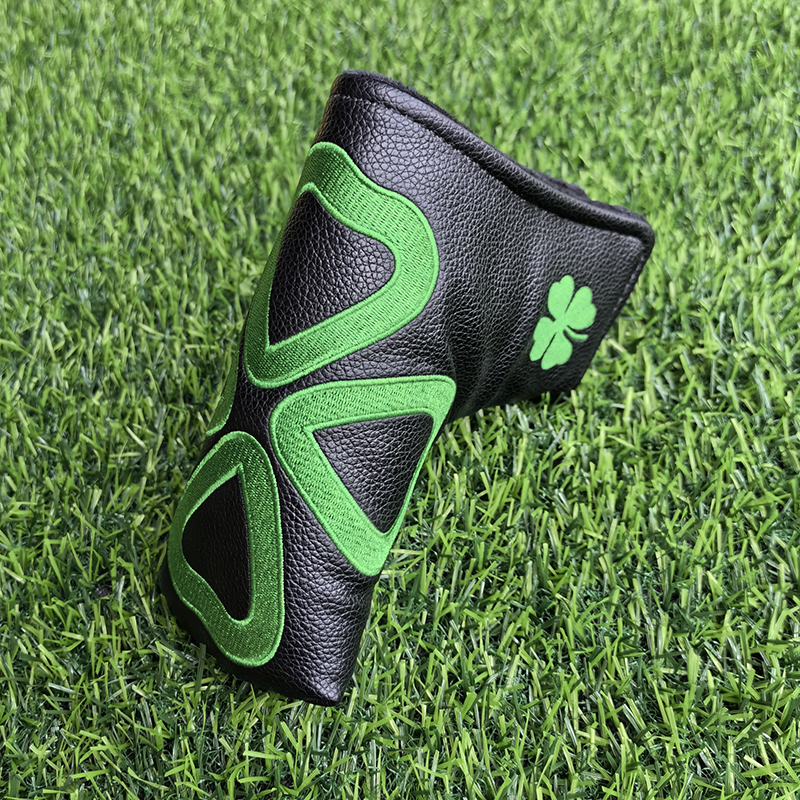 ฝาครอบกอล์ฟคลับ Headcovers ไม้ไดร์เวอร์แฟร์เวย์ Woods HYBRID COVER กอล์ฟคลับหัวแขนป้องกัน Four-Leaved Clover