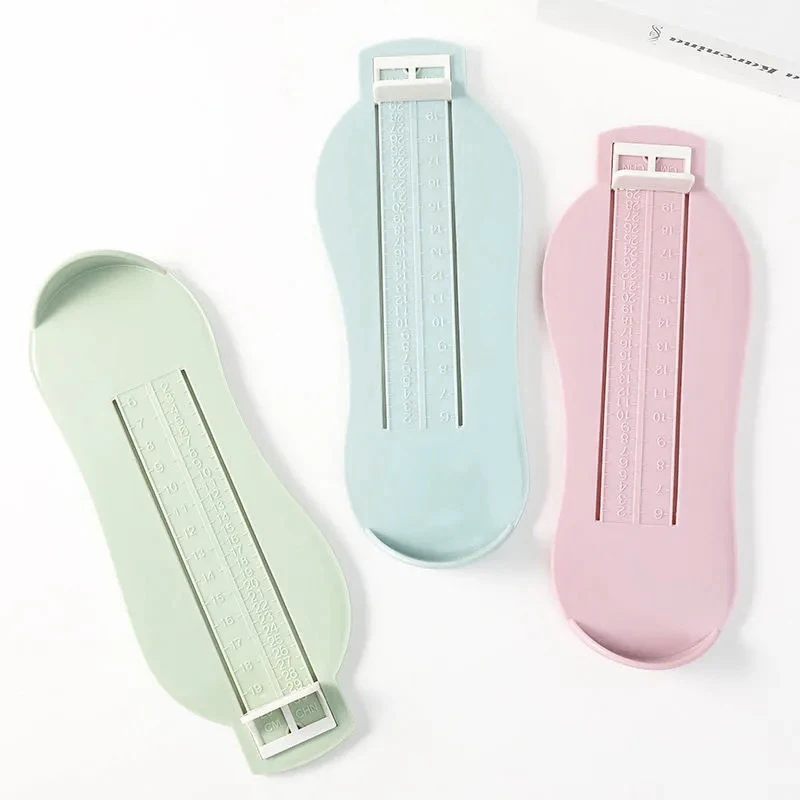 Medidor de medida de pie para niños pequeños, herramienta de regla de medición de tamaño de zapatos, accesorios de regla de medición de longitud de pie para bebés y niñas