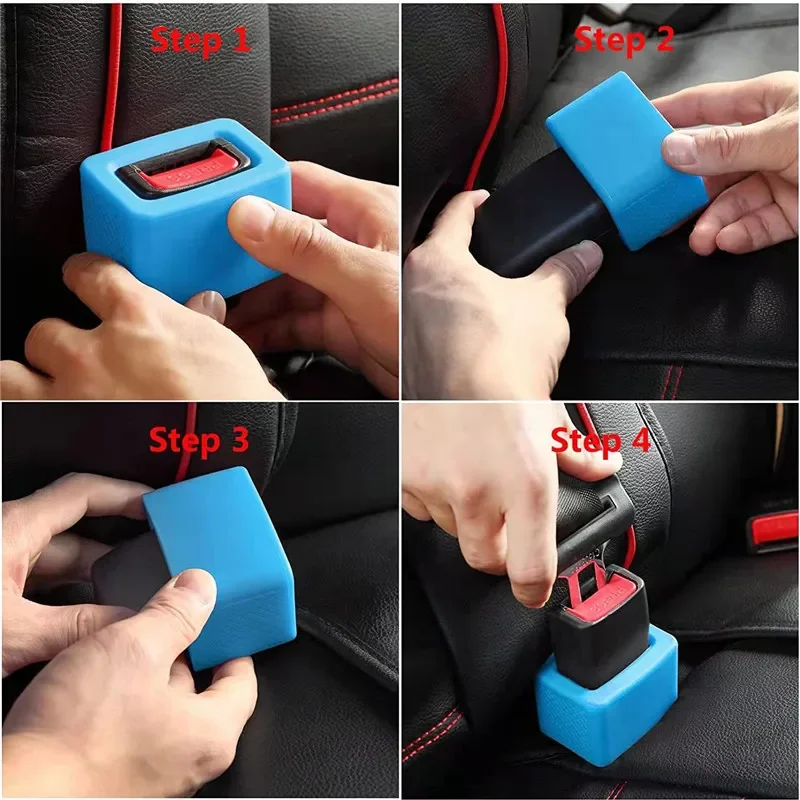 เด็กหัวเข็มขัดรถเข็มขัดนิรภัยกันน้ํา Non-SLIP GUARD เข็มขัดนิรภัยผู้ถือซิลิโคน Materia อุปกรณ์เสริมสําหรับรถยนต์สําหรับ Bebe
