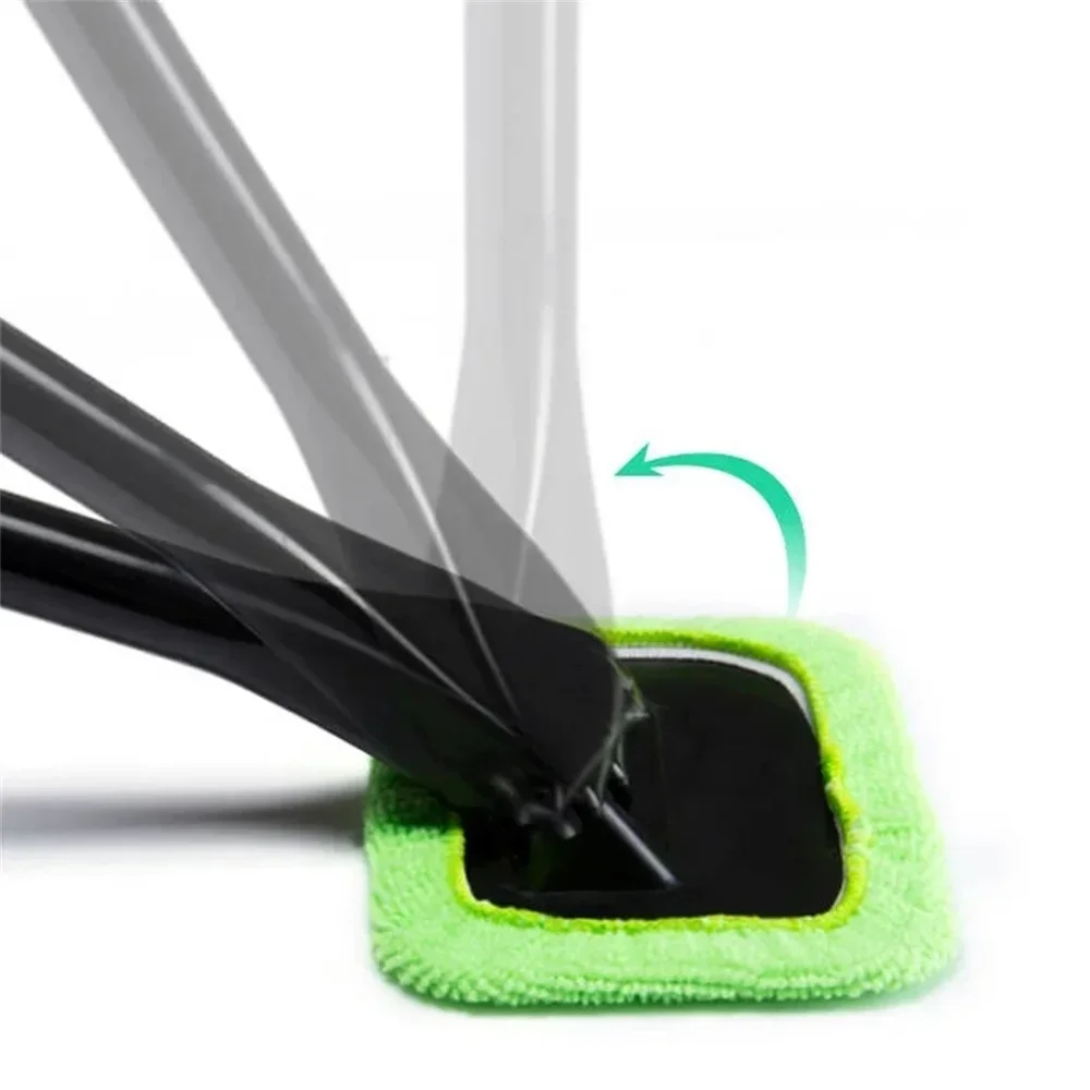 Kit de cepillo limpiador de ventanas de coche, herramientas de limpieza y lavado de parabrisas, limpiaparabrisas Interior de vidrio con mango largo, accesorios para coche