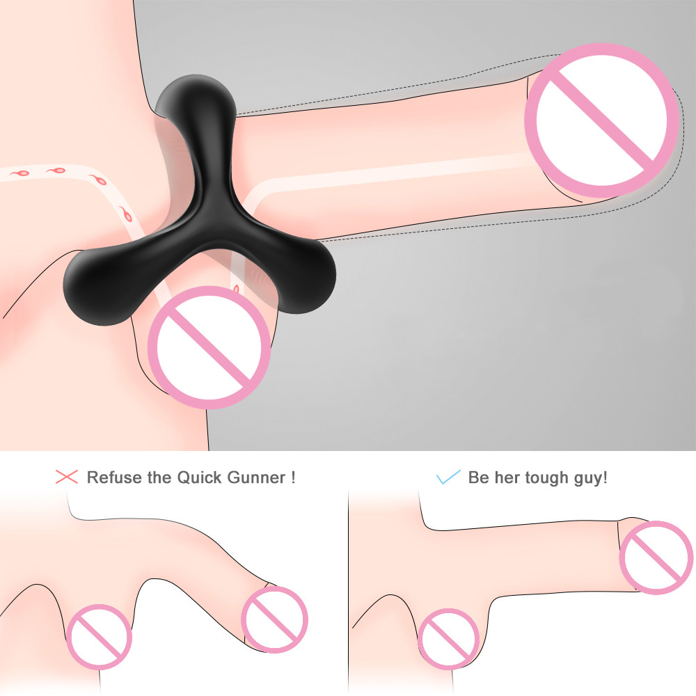 Penis Ring Wiederverwendbare Silikon Samen Cock Ringe Penis Vergrößerung Verzögerte Ejakulation Sex Spielzeug Für Männer