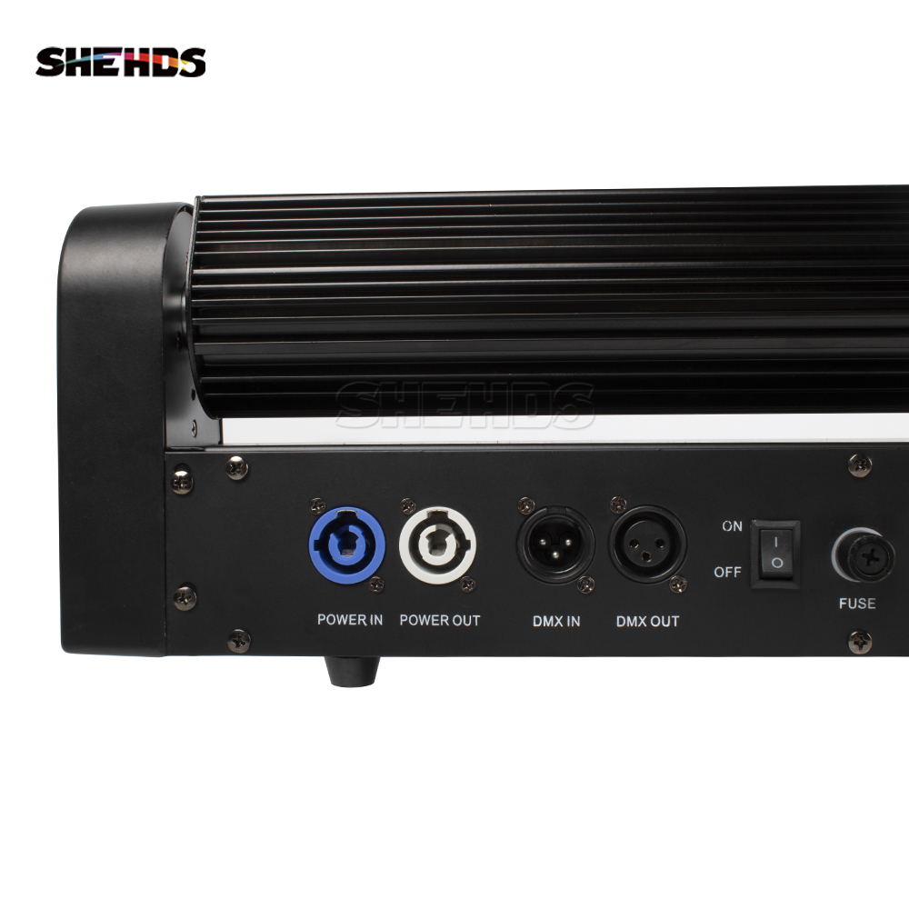SHEHDS 1pcs Beam 8x12W RGBW Moving Head Light DJ Controller DISCO Spotlight โบสถ์ตลาด KTV DJ PARTY คริสต์มาสไฟผู้ชม