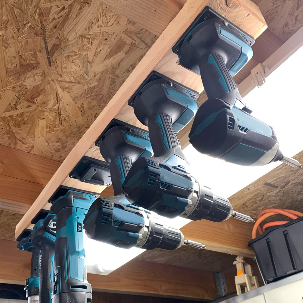 เครื่องมือผู้ถือ Dock Mount สําหรับ Makita สําหรับ Bosch 18V อุปกรณ์ซ่อมเจาะเครื่องมือผู้ถือกรณีเครื่อง Storage Bracket ขาตั้งสล็อต