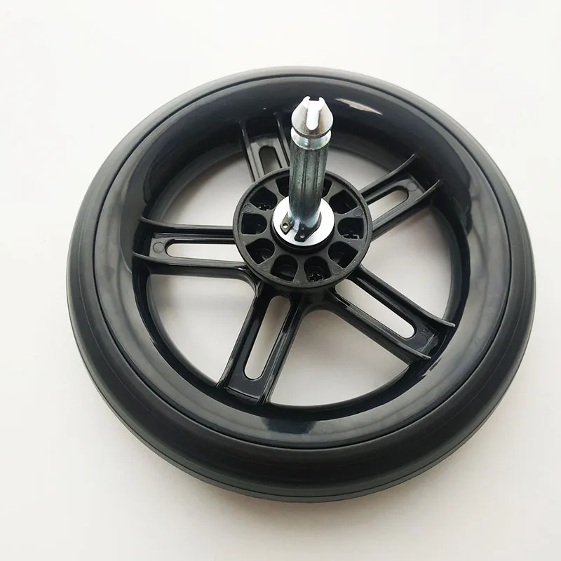 Rueda trasera de carbono para cochecito Cybex Melio 2/3, rueda trasera completa con marco de neumático, eje, accesorios para Buggy de bebé
