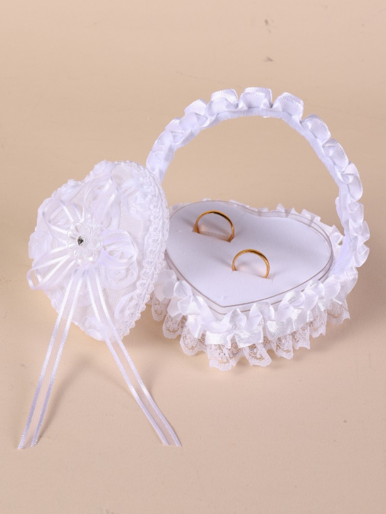 Caixa de armazenamento de anel de flor de casamento, caixa de joias, proposta de aniversário de feriado, presente de aniversário de casamento para namorada e esposa