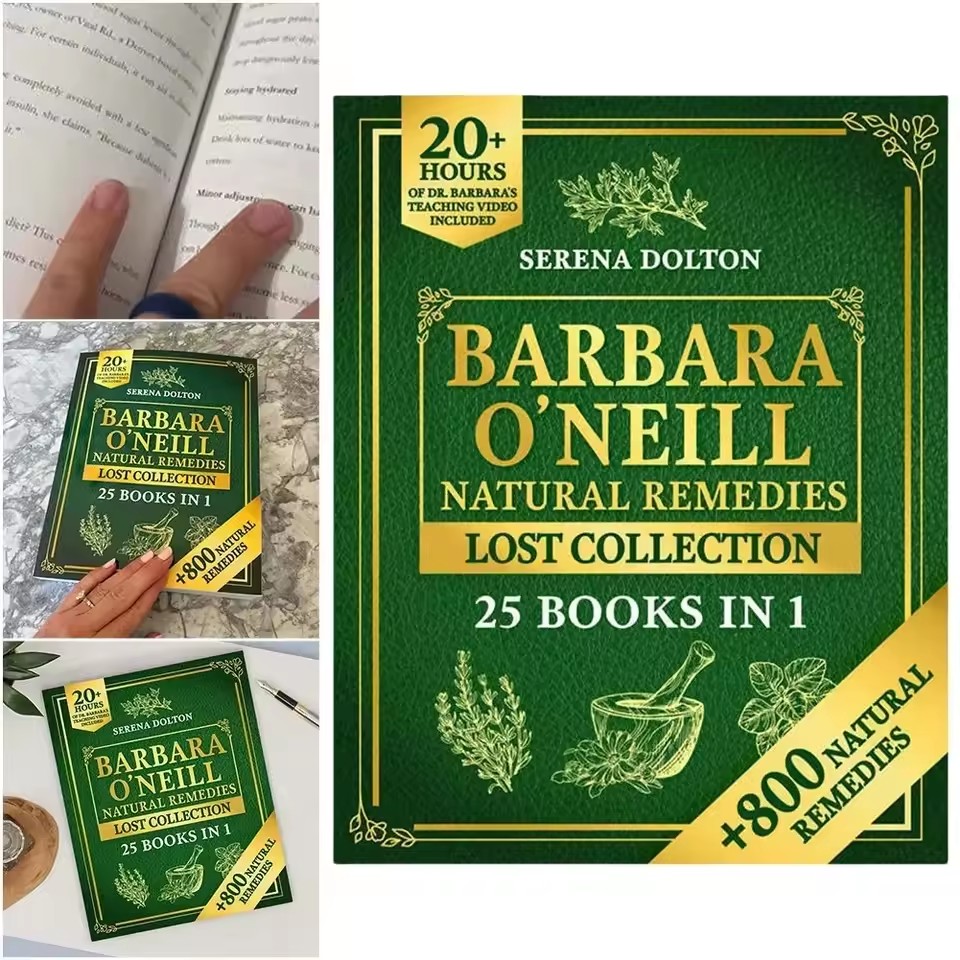 1/2 Books Sustain Me By Barbara O'Neill Natural Remedies Lost Collection A Holistic Guide to Herbal Medicine and Balanced Living