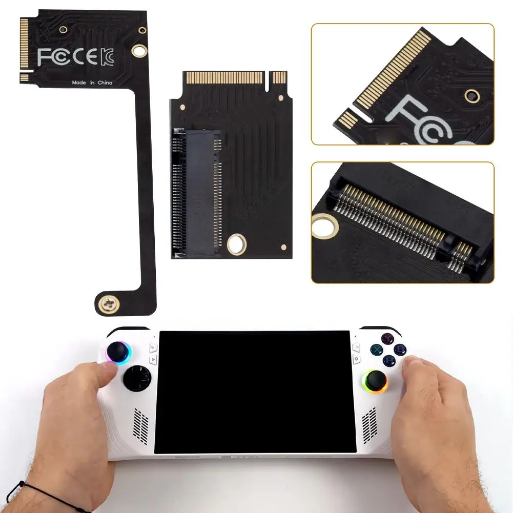 For Rog Ally Handheld Conversion 2230 To 2280 SSD Hard Drive Expansion Board NVME M-Key M.2 PCIE 4.0 Adapter Long/Short