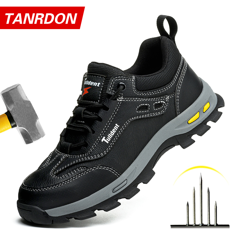 New men's safety shoes, puncture resistant work shoes, men's protective shoes, wear-resistant work boots  Tactical Boots
