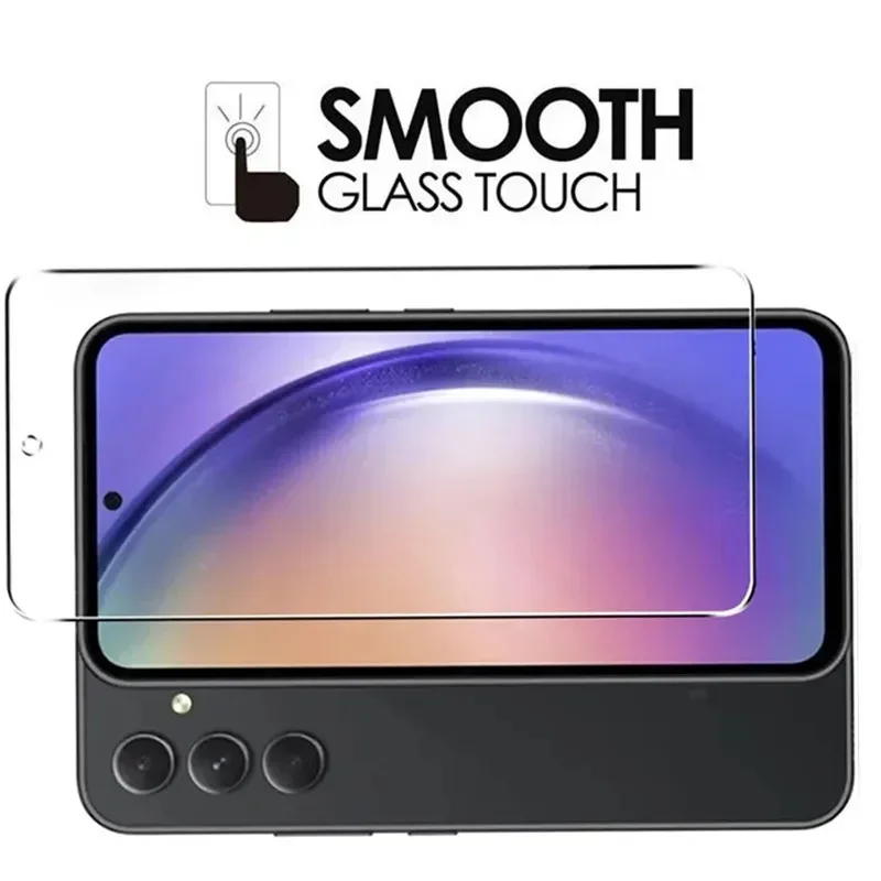 5 pezzi di vetro temperato per Samsung Galaxy A35 A54 A13 A53 A52 A12 A22 A33 A32 A06 A52S A73 A05 A04 A55 A14 C55 M55 protezione dello schermo