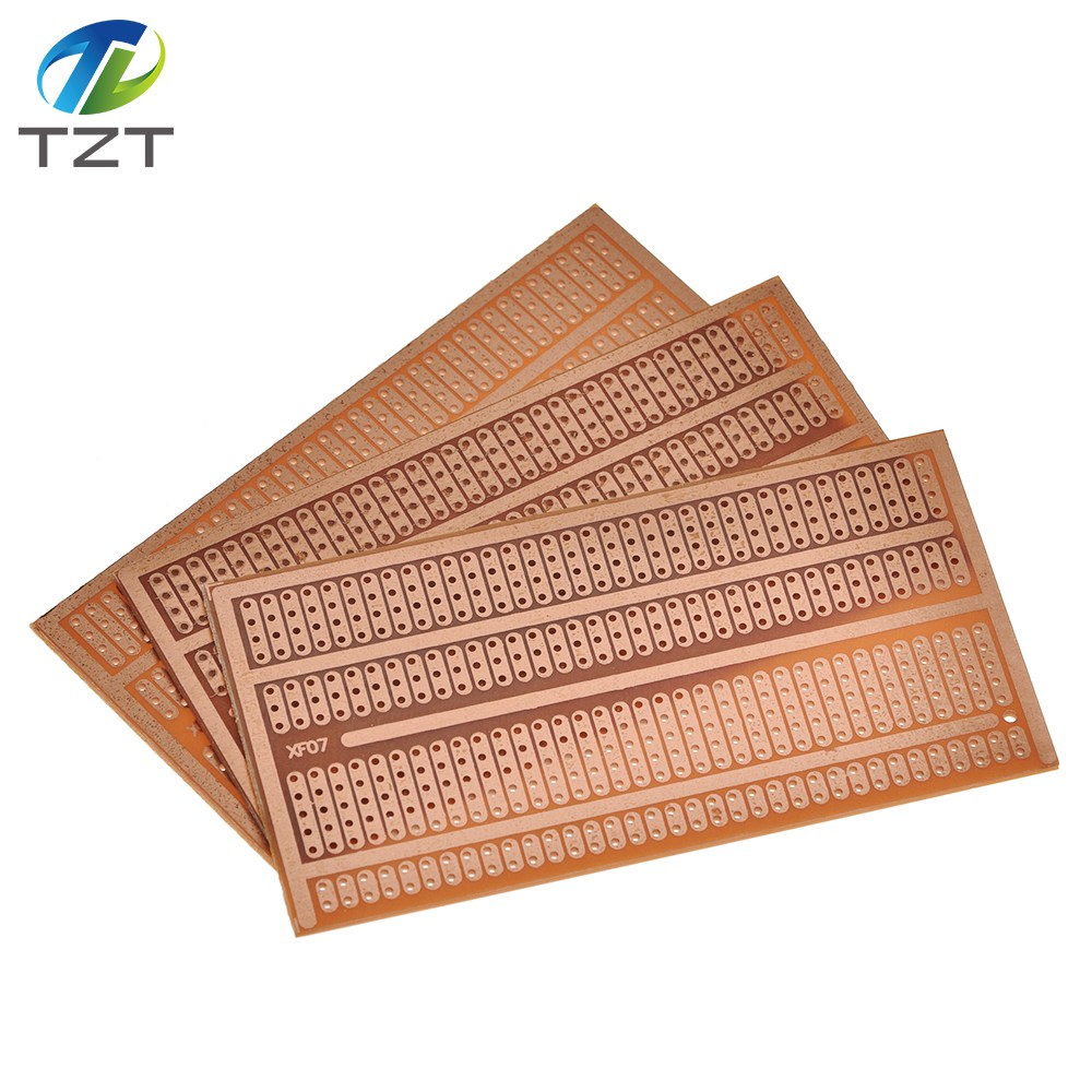 5x9.5CM DIY Prototype Paper Plate Universal Experiment Matrix Circuit Board Two Holes Three Connected Hole Four Holes 50X95MM