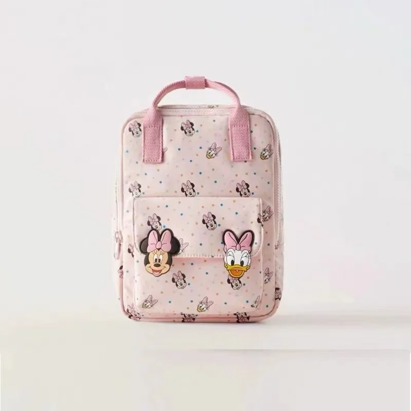 2025 nueva mochila Minnie de dibujos animados para niños, Mini bolso escolar, bolso de hombro bonito para niños y niñas, mochila Kawaii, mochilas