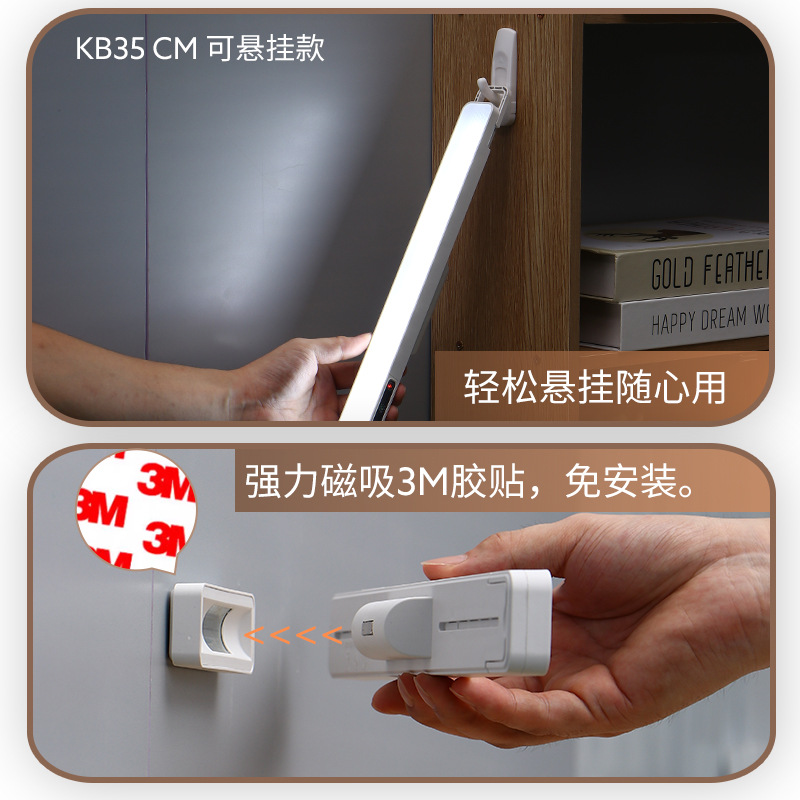 XIAOMI Touch Table Lamp Magnetic Desk Lamp Bulit-in Rechargeable Battery For Reading Cabinet Mirror Bedside Recharge Night Light