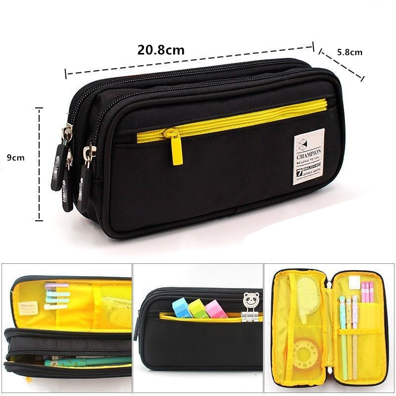 Große Kapazität Bleistift Fall Schreibwaren Nette Jungen Mädchen Geschenk Stift Tasche Stift Box Bleistift Fällen Lagerung Student Schule Bürobedarf