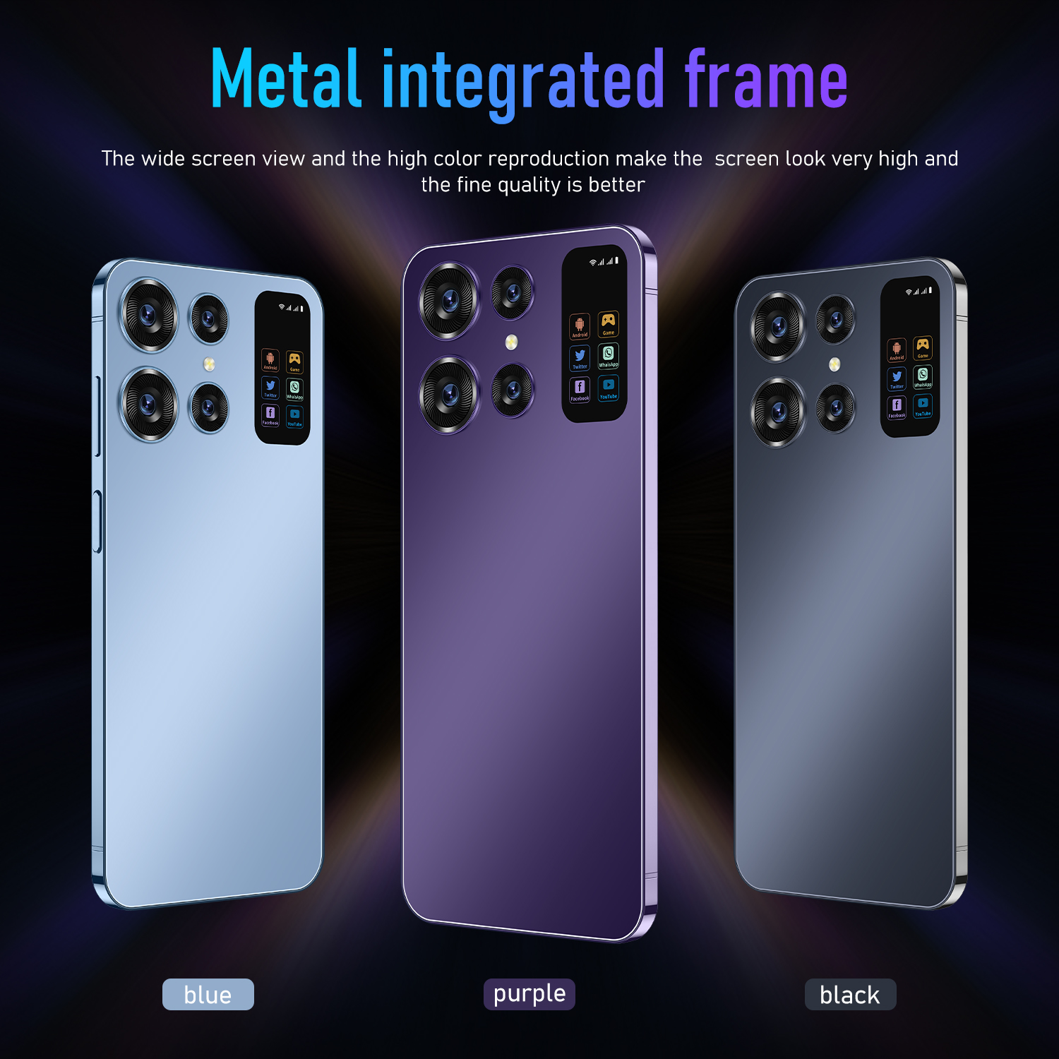 Nowy S25 Ultra smartfon 5G 7.0 cali 16G + 1T telefon Dual SIM Android13 48MP + 72MP 7000mAh globalny telefon do gier