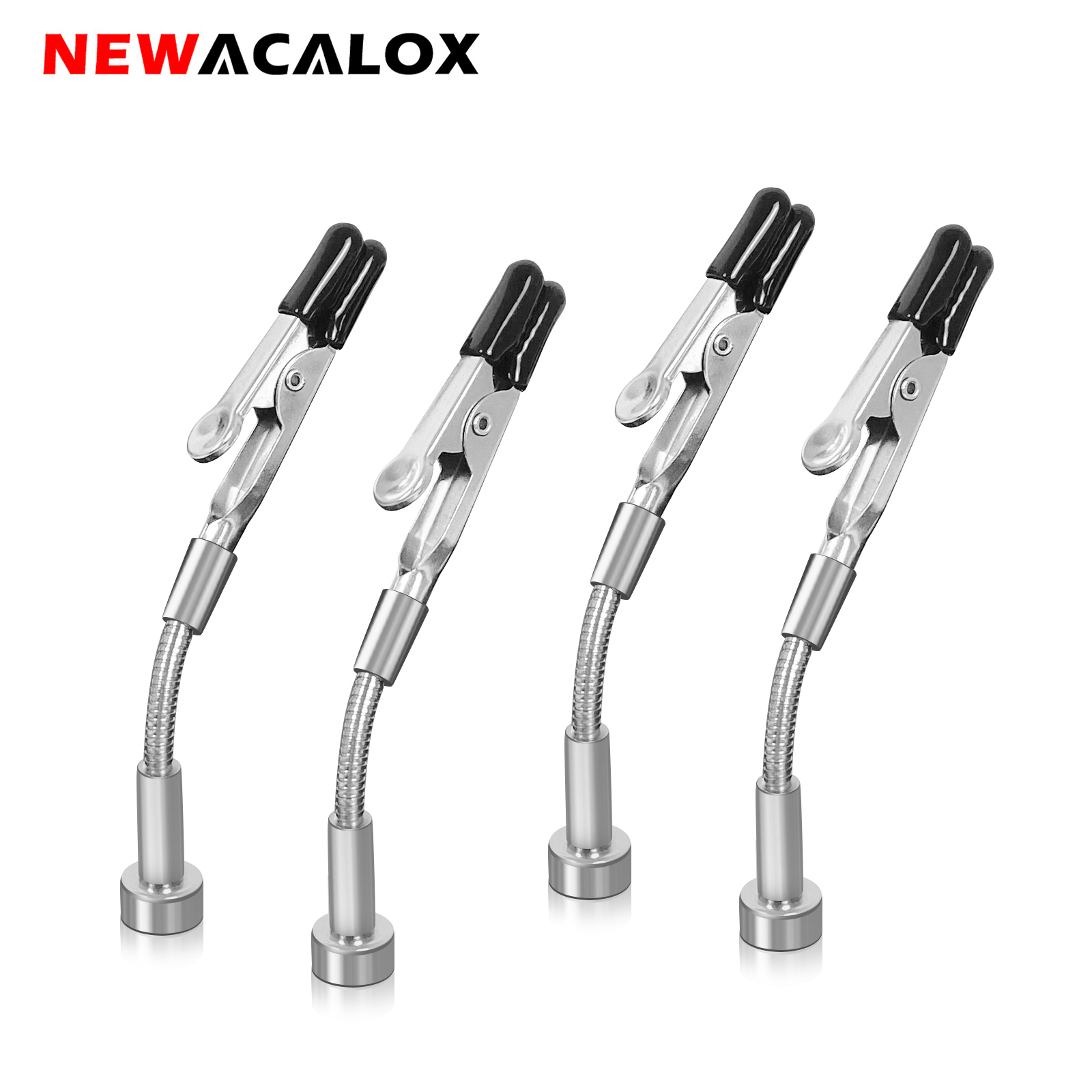 NEWACALOX-Mini soldadura magnética, brazo Flexible, placa de circuito PCB, herramienta de soldadura para fabricación de joyas/reparación electrónica