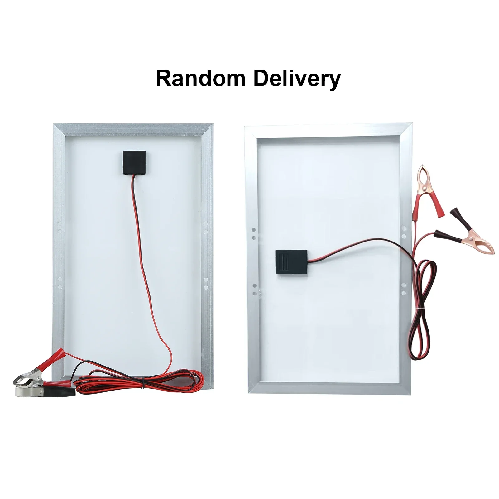 20 W/H Solarpanel-Set, komplett, 12 V, polykristalline Leistung, tragbarer, wiederaufladbarer Solarzellen-Solargenerator für den Außenbereich für Zuhause