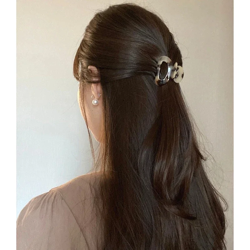 Ngọt Ngào Mini Acetate Tóc Cho Nữ Cô Gái Tóc Móng Vuốt Sang Trọng Barrettes Cua Kẹp Tóc Sáp Vuốt Tạo Kiểu Kẹp Phụ Kiện Tóc Thời Trang