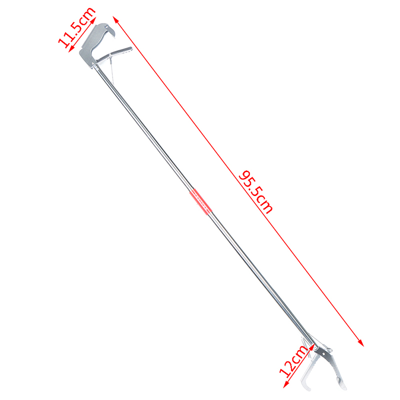 1.2m Foldable Snake Tongs Stick Easy Reach Pick Up Tool Foldable Garbage Clip