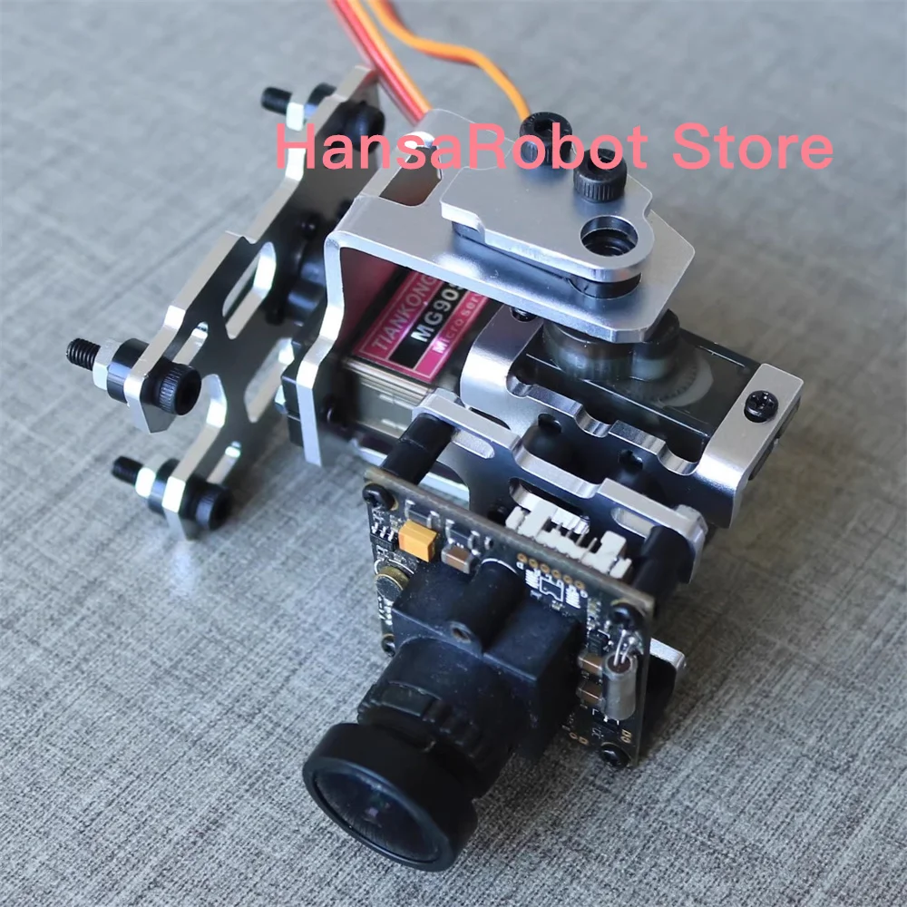 Metal direção motor Pan Tilt suporte, Sky End, FPV cabeça rastreamento, eixo duplo modelo câmera 3