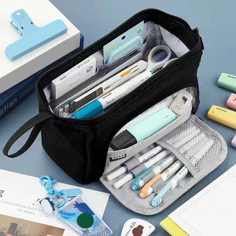 Große Kapazität Bleistift Fall Nette Student Bleistift Fällen Große Stift Tasche Fall Lagerung Box Junge Mädchen Kind Büro Schule Schreibwaren