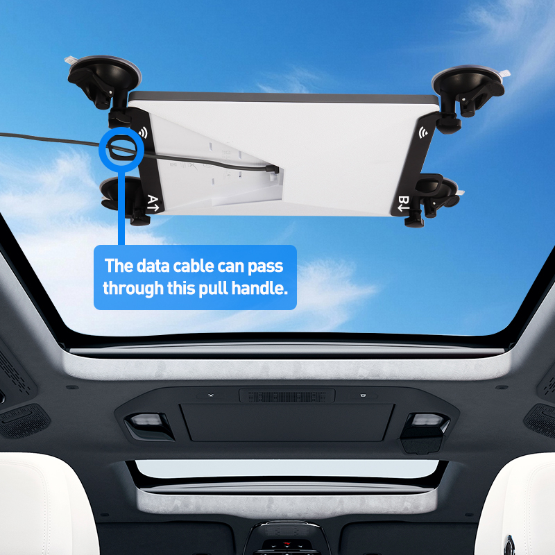 twoBracketsandfourSuction CupsFor Starlink Mini Mount Suction Cup Car Sunroof Suction Mounting Bracket for RVs Boats Glass roof