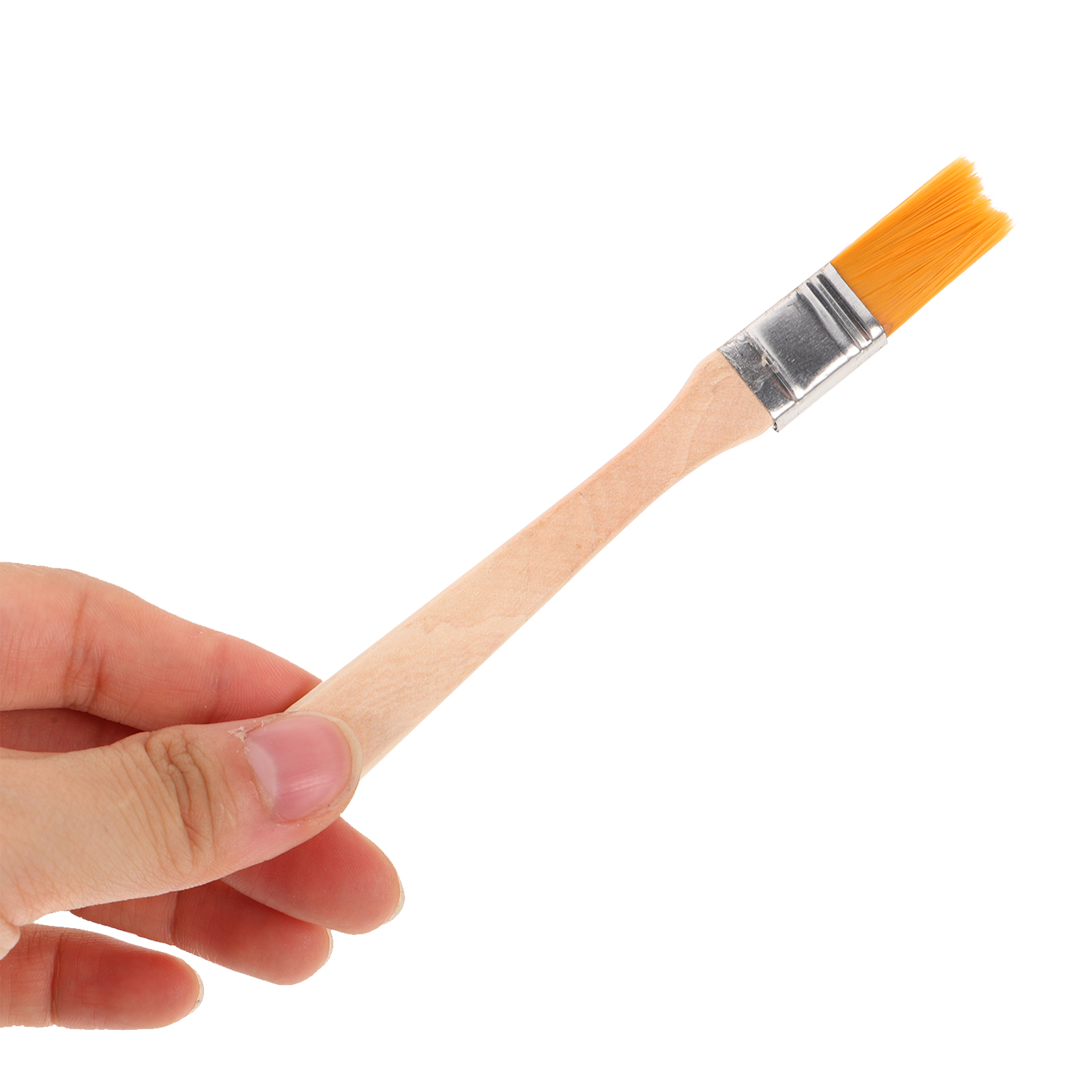 子供用のポータブルナイロンブラシ,パッドや壁のペイント用,再利用可能な木製ハンドル付き,2 in 1,6ユニット