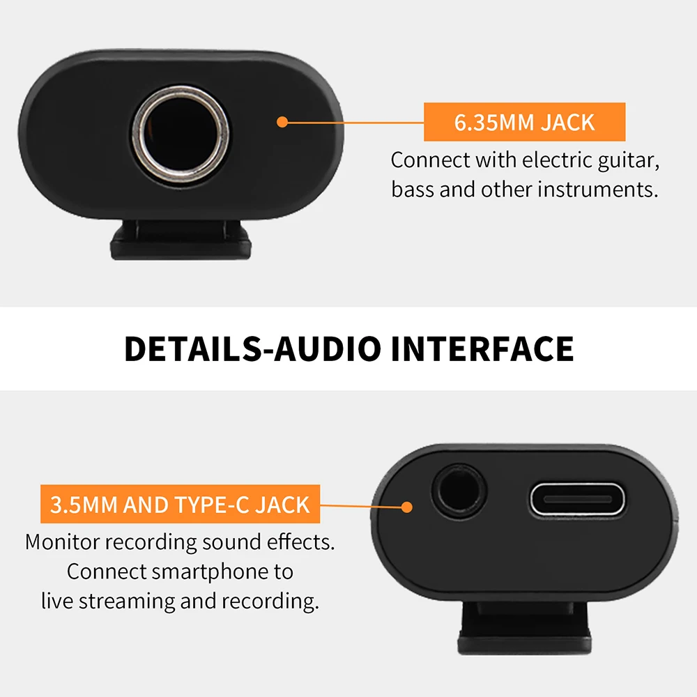 JOYO MOMIX CAB Mini Audio Mixer Guitar Sound Card USB Interface Stereo Audio Output for Smart Phone and PC Live Recordings