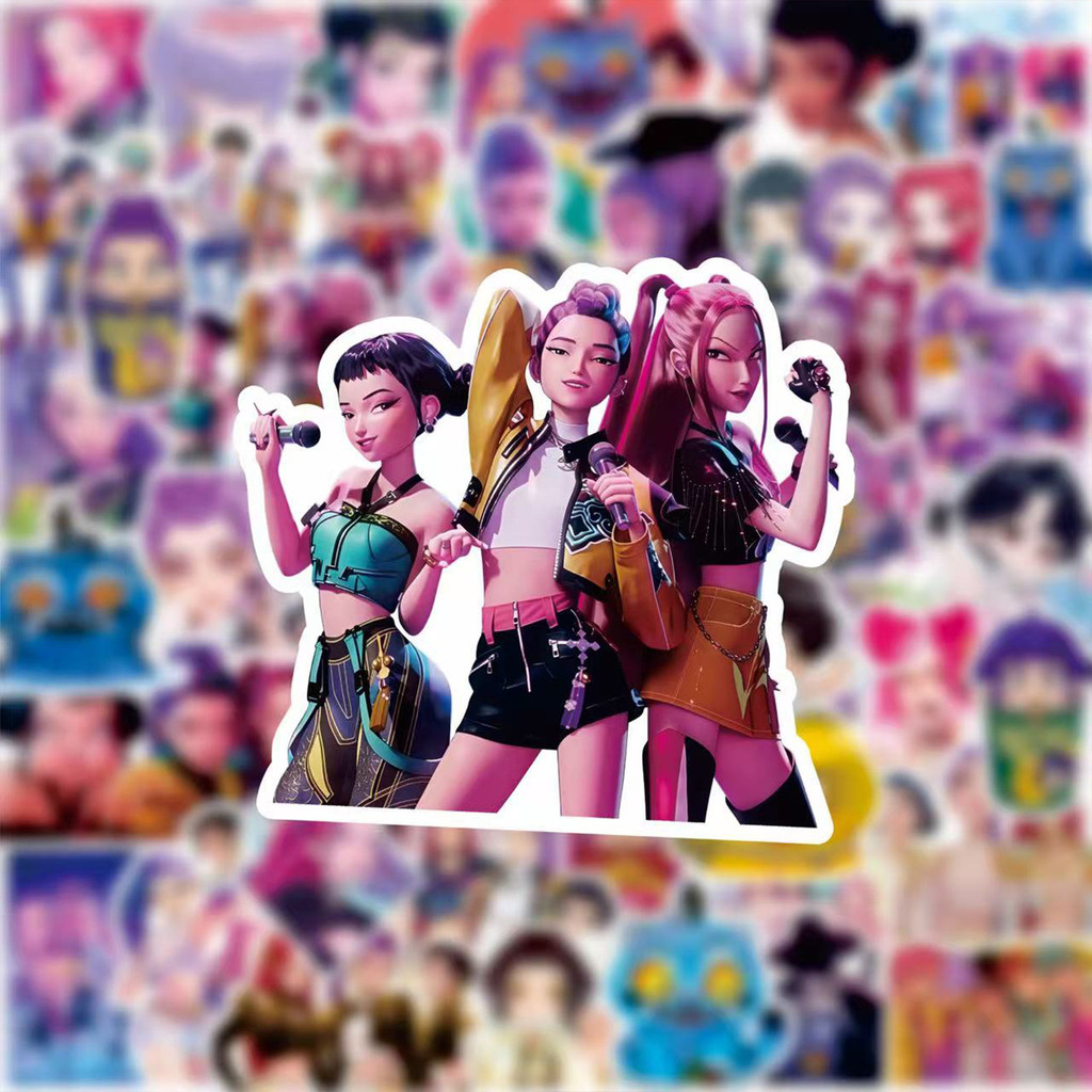 80-teilige Witch Hunter Group Aufkleber – KPop Demon Hunters Merchandise Cartoon Animation DIY Dekor für Notizbücher, Handrechnungen