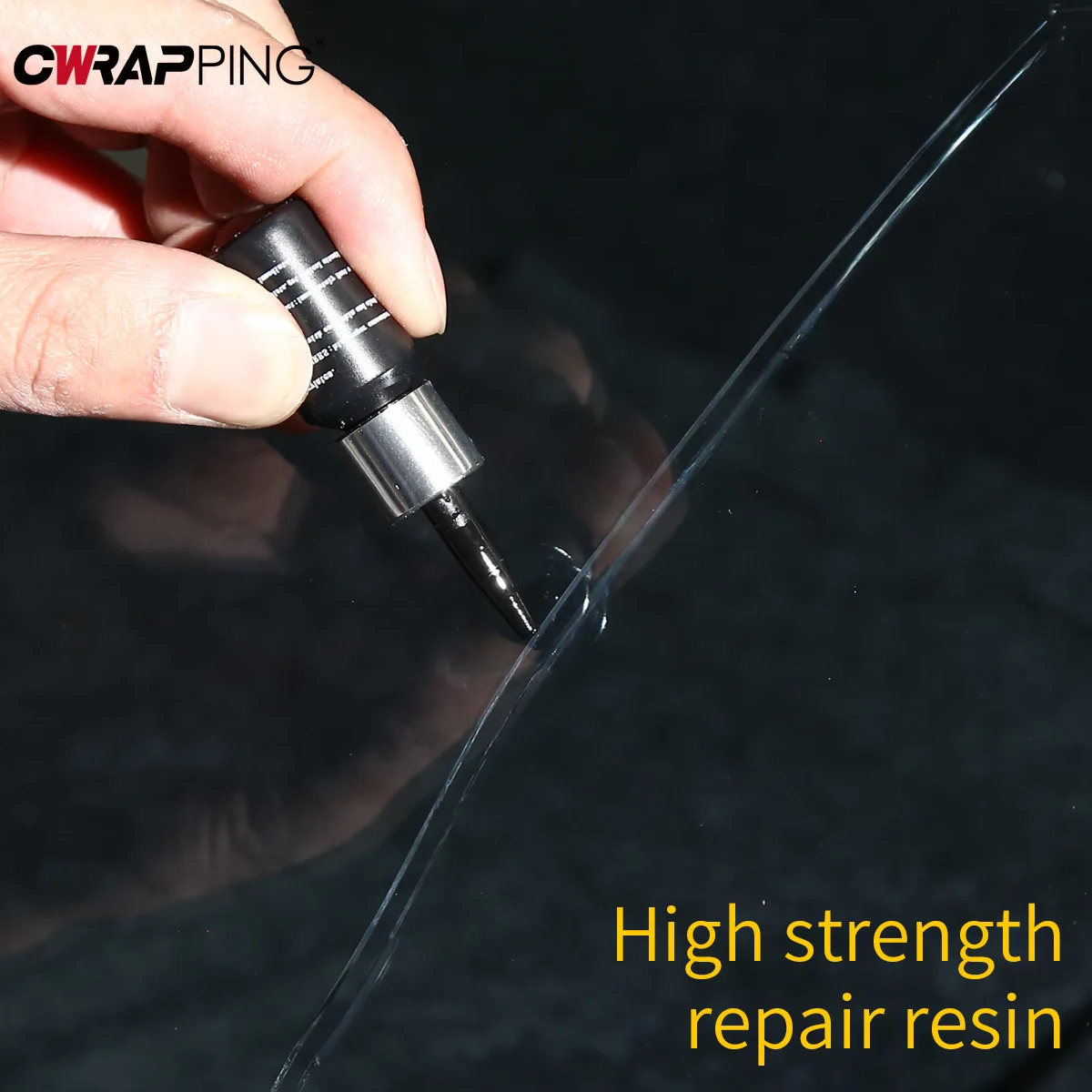 เครื่องมือซ่อมกระจกรถยนต์ Glass Cracked Scratch Repair Fluid Agent ชุดกระจกรถยนต์สําหรับ Window Auto Repairing กาวเครื่องมือ