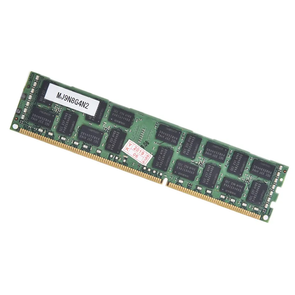 DDR3 4 ギガバイト 8 ギガバイト 16 ギガバイト 32 ギガバイトサーバーメモリ REG ECC 1333 1600 1866MHz PC3 RAM サポート X79 X58 LGA 2011 マザーボード 8 グラム 4 グラム 16 グラム 32 グラム PC3L