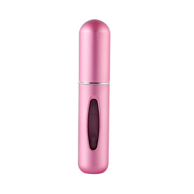 Portable Mini Travel Perfume Aluminum Bottle Base Refill Straight Charging Sample Holder High-End Fragrance Storage Solution